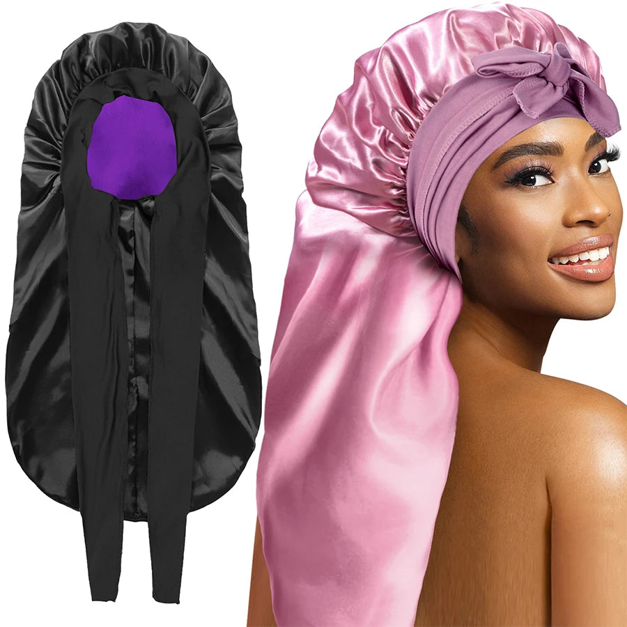 Silkmist Silk Sleep Bonnet — Extra Large, Adjustable