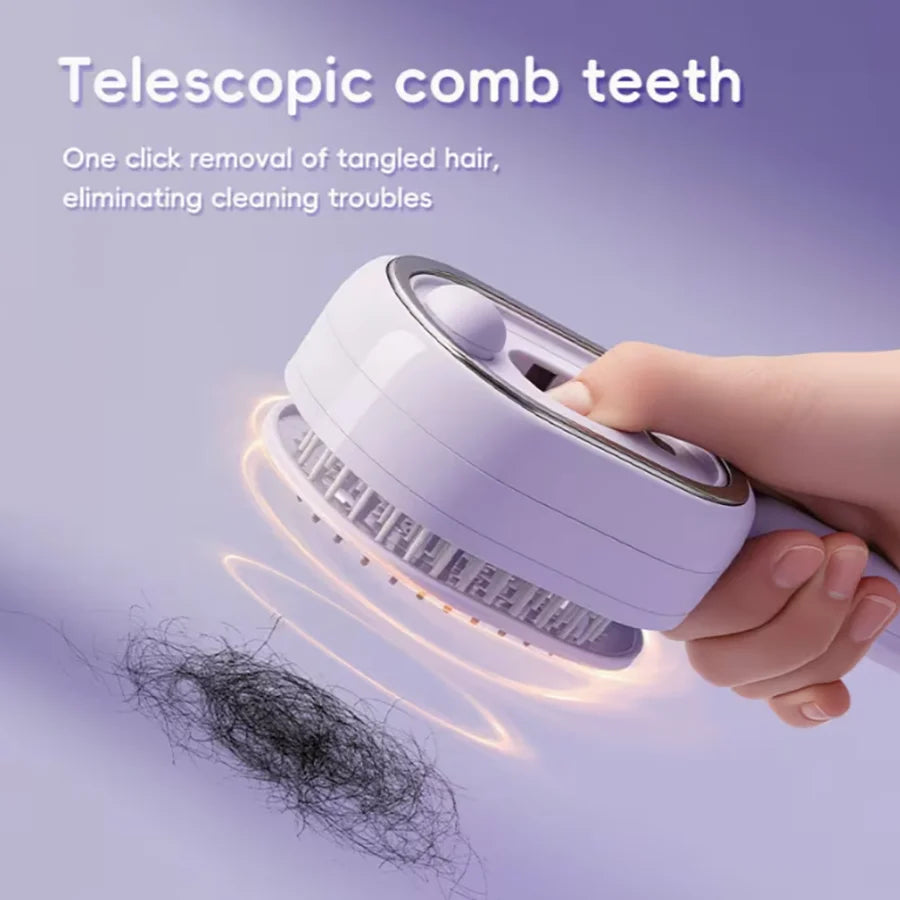 Silkmist Detangling Brush — Mists As It Brushes, So Nothing Pulls