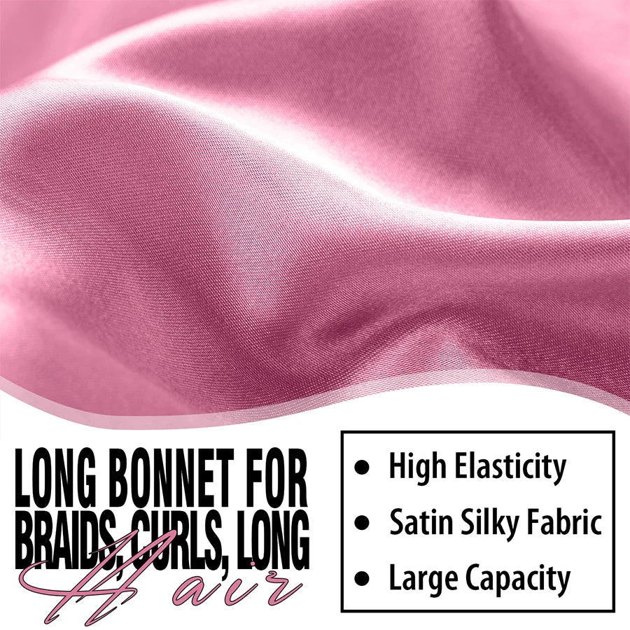 Silkmist Silk Sleep Bonnet — Extra Large, Adjustable